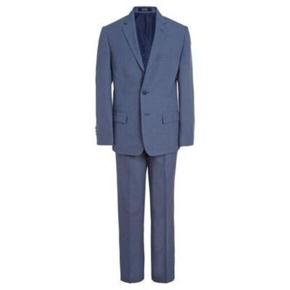 Nautica Big Boys 2-piece. Micro-Texture Suit - Dark Blue Size 10 - Picture 1 of 3